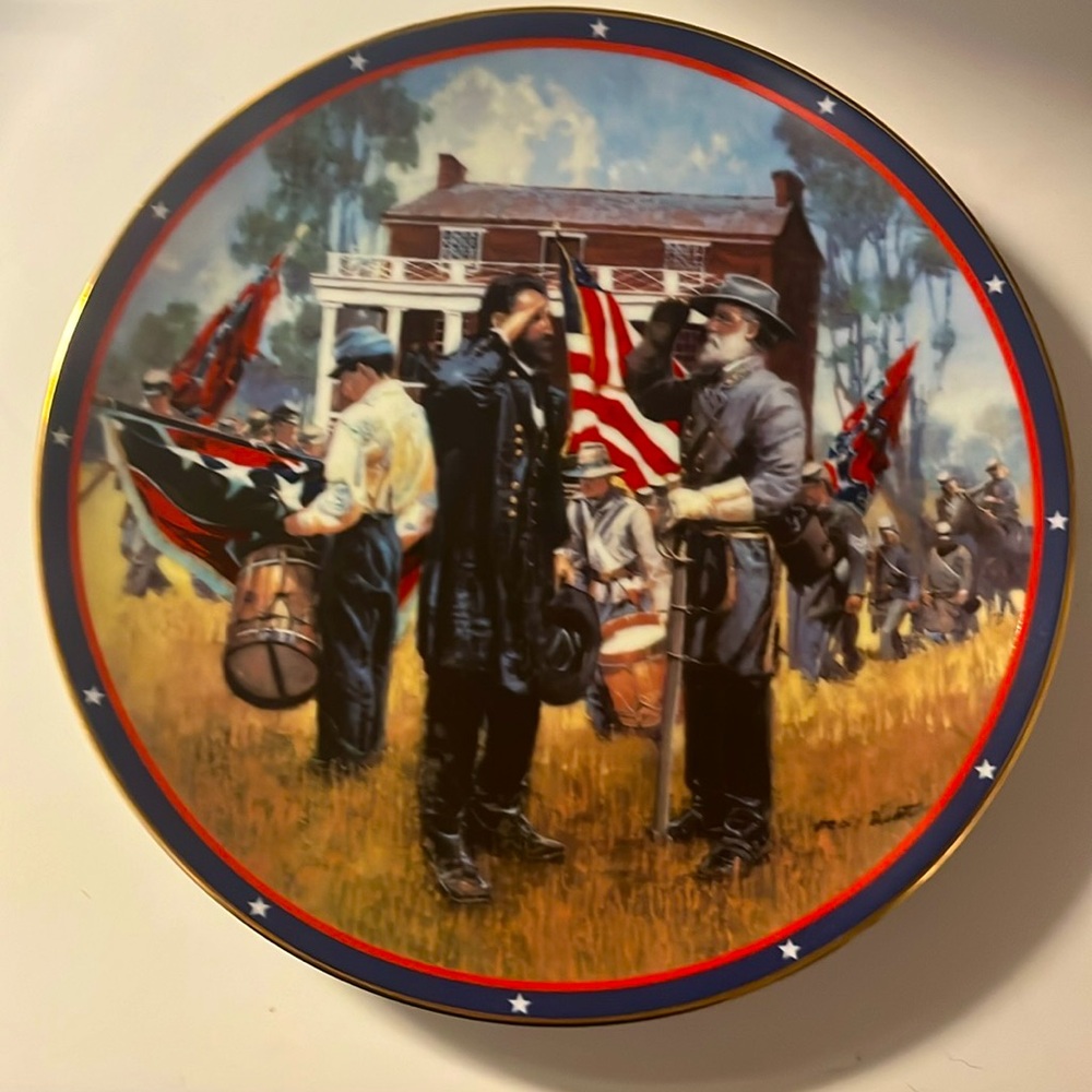 The American Civil War Plate Collection Going Home #0267A